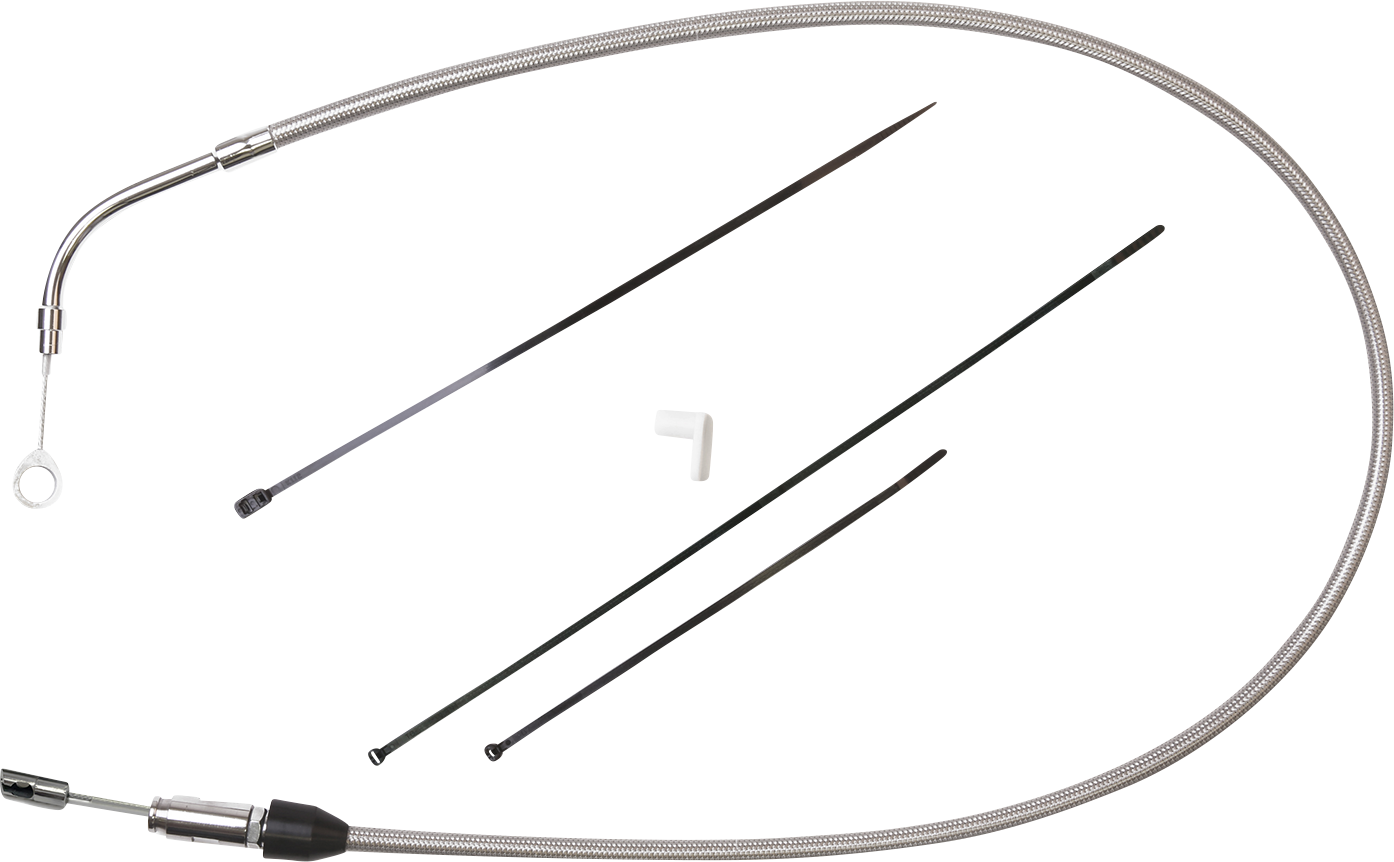 DRAG SPECIALTIES Quick Connect Clutch Cable - Upper - 41" - Stainless Steel 5323502HE