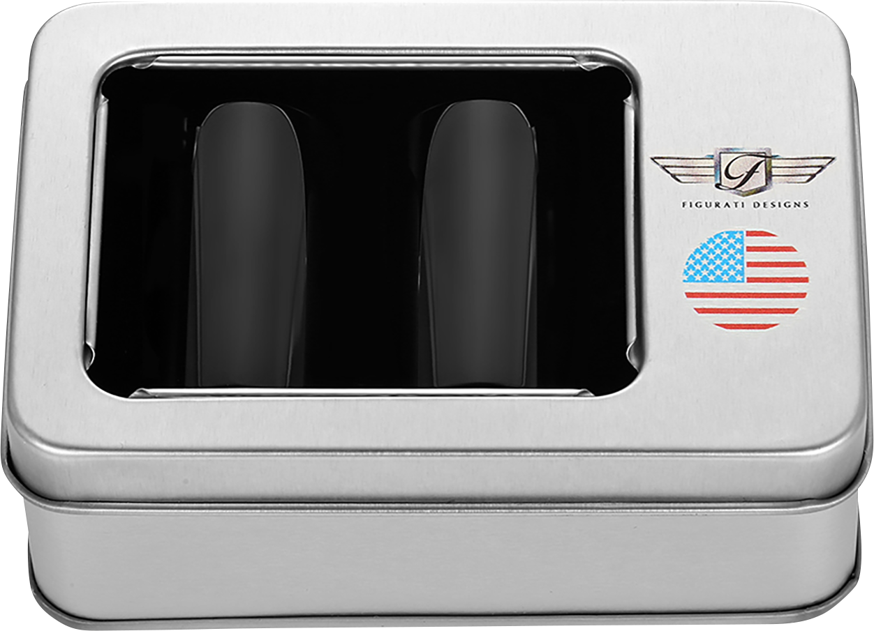 FIGURATI DESIGNS Docking Covers - American Flag - Long - Black FD21-DC-2545-BK