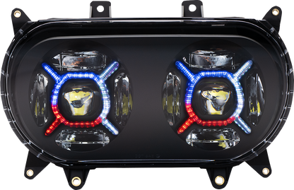 CUSTOM DYNAMICS ProGLOW™ Headlight - Black - Road Glide PG-RG-B