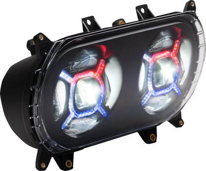 CUSTOM DYNAMICS ProGLOW™ Headlight - Black - Road Glide PG-RG-B