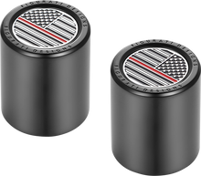 FIGURATI DESIGNS Docking Covers - American Flag - Contrast Cut - Black FD75-DC-2730-BK