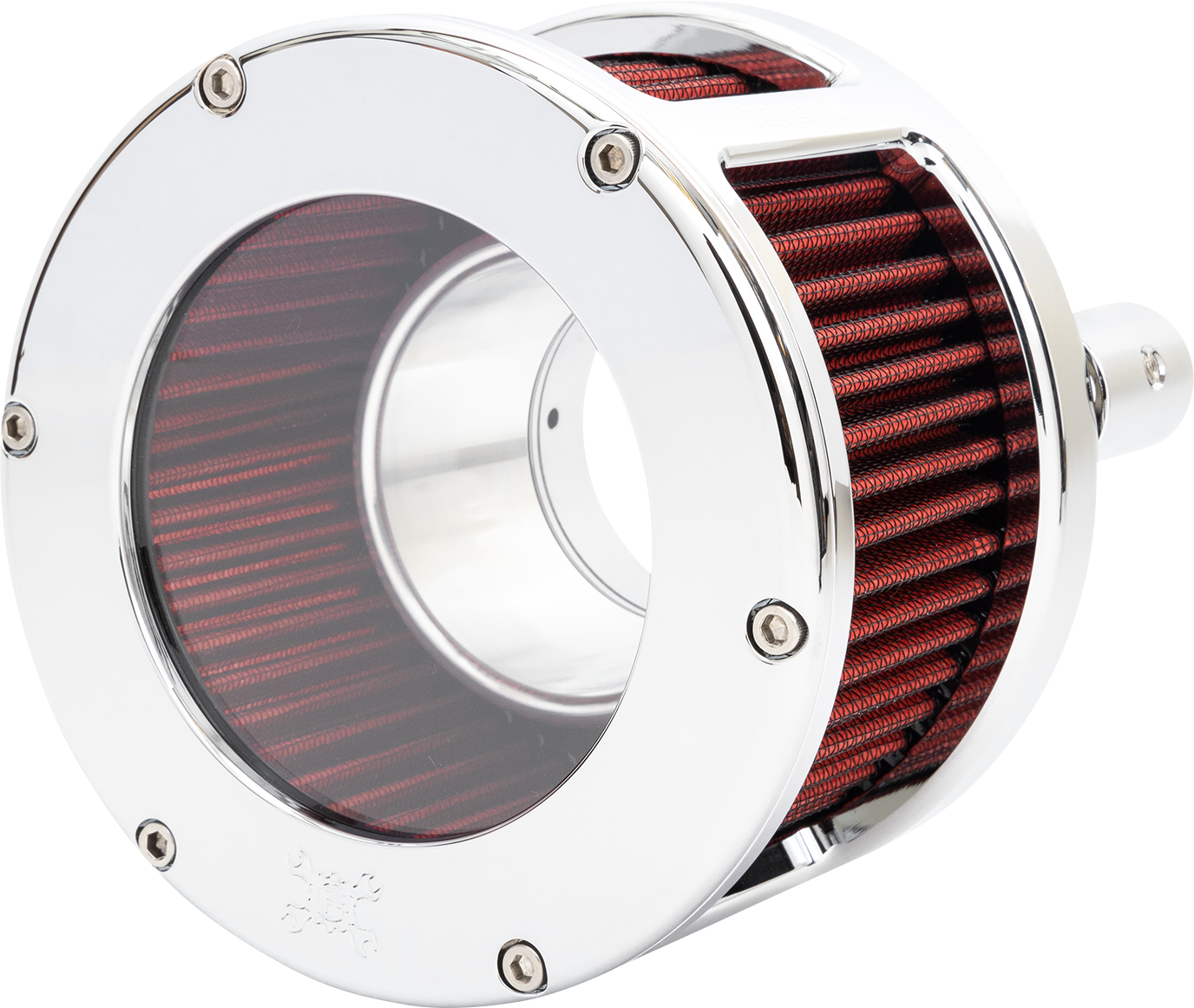 FEULING PARTS BA Race Series Air Cleaner Kit - Chrome - Red Filter 5428