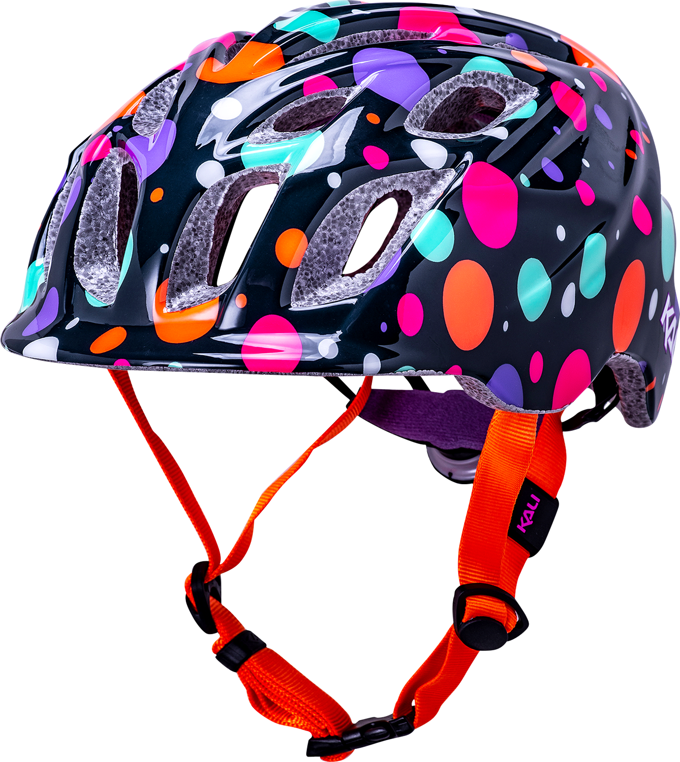 KALI Child Chakra Lighted Helmet - Confetti - Gloss Teal - XS 0221022134
