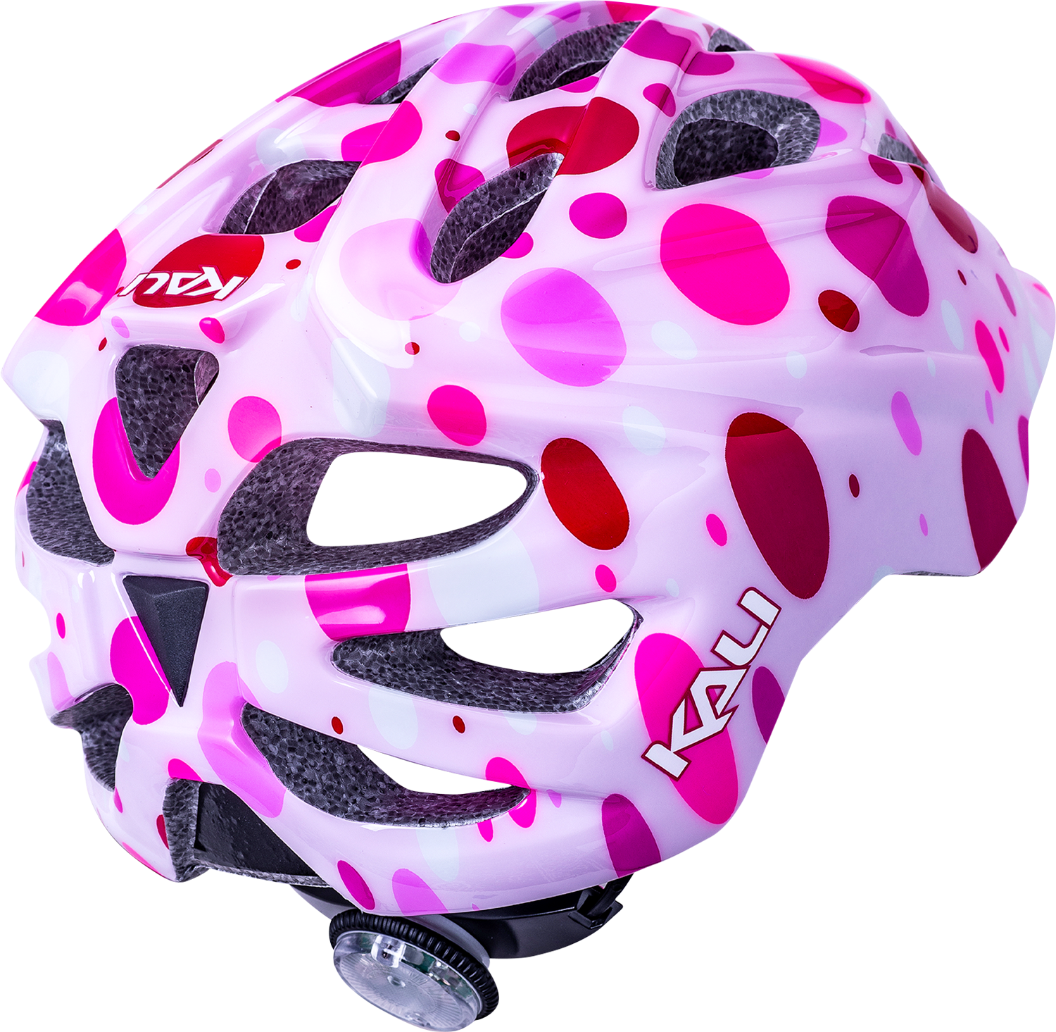 KALI Child Chakra Lighted Helmet - Confetti - Gloss Pink - XS 0221022124