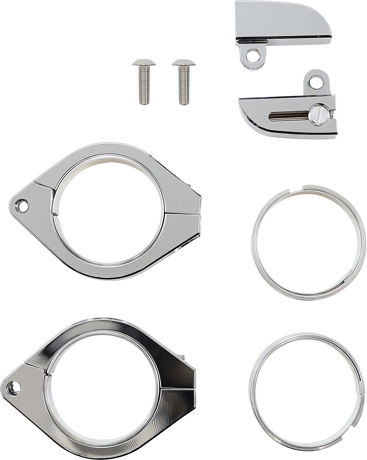 HIGHSIDER Turn Signal Mount with 38-41 mm Clamp - Chrome 220-216405