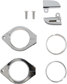 HIGHSIDER Turn Signal Mount with 38-41 mm Clamp - Chrome 220-216405