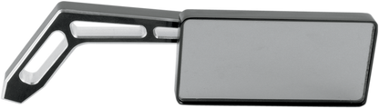 PRO-ONE PERF.MFG. Mirror - Weekend Warrior - Side View - 2 Tone/Cut-Out - Rectangle - Black - Right 102470B