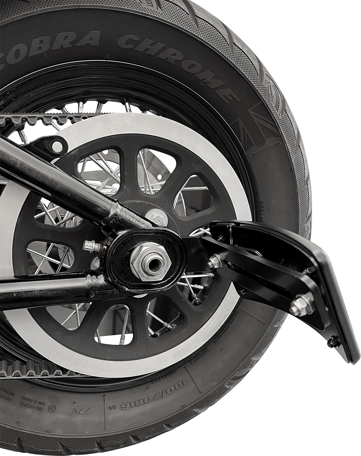 KODLIN USA License Plate Bracket - M8 Softail - Black KUS20501