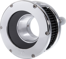 FEULING PARTS BA Series Air Cleaner Kit - Chrome - Black Filter 5538