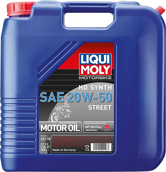LIQUI MOLY H-D® Synthetic 4T Street Oil - 20W-50 - 20 Liter 22118