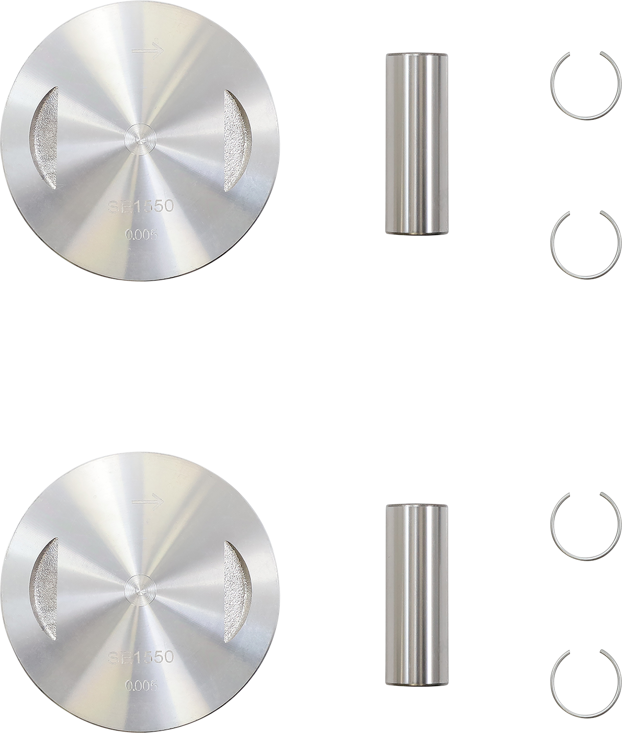 DRAG SPECIALTIES Piston Kit - +.005" - Twin Cam 0911-0081