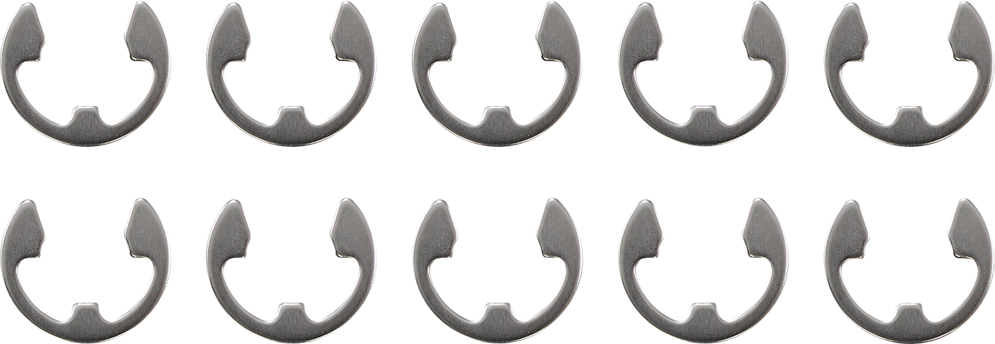 DRAG SPECIALTIES Axle Nut Retainers - Rear - Chrome - 10 Pack - '02-'13 Touring W16-0349-C