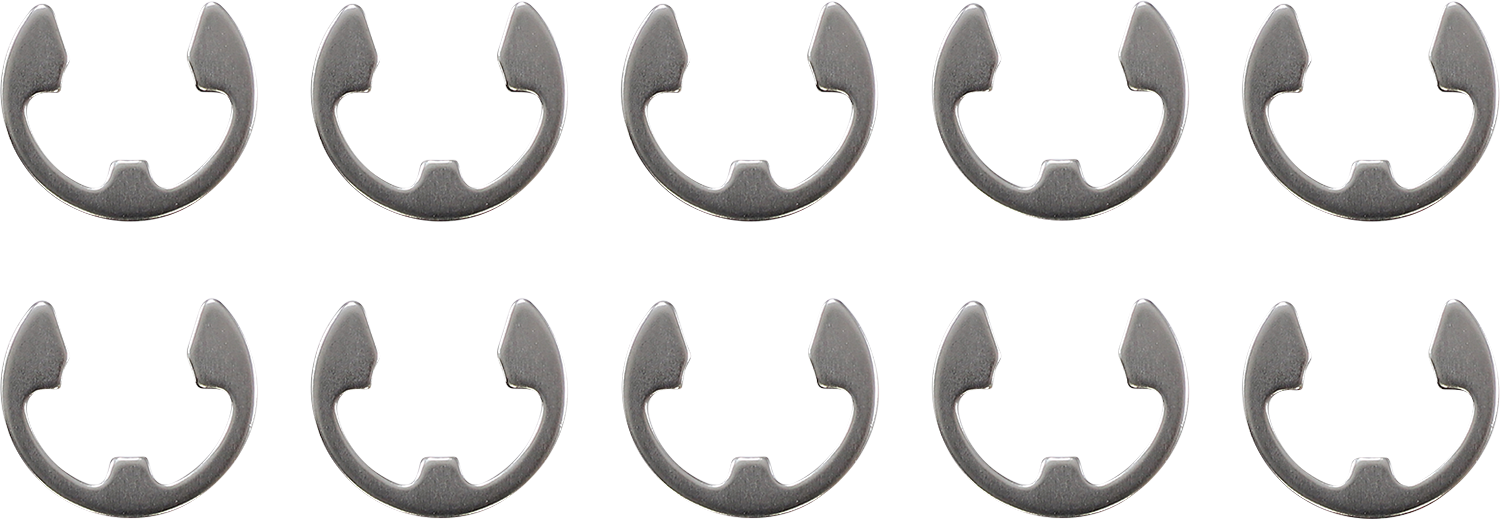 DRAG SPECIALTIES Axle Nut Retainers - Rear - Chrome - 10 Pack - '02-'13 Touring W16-0349-C