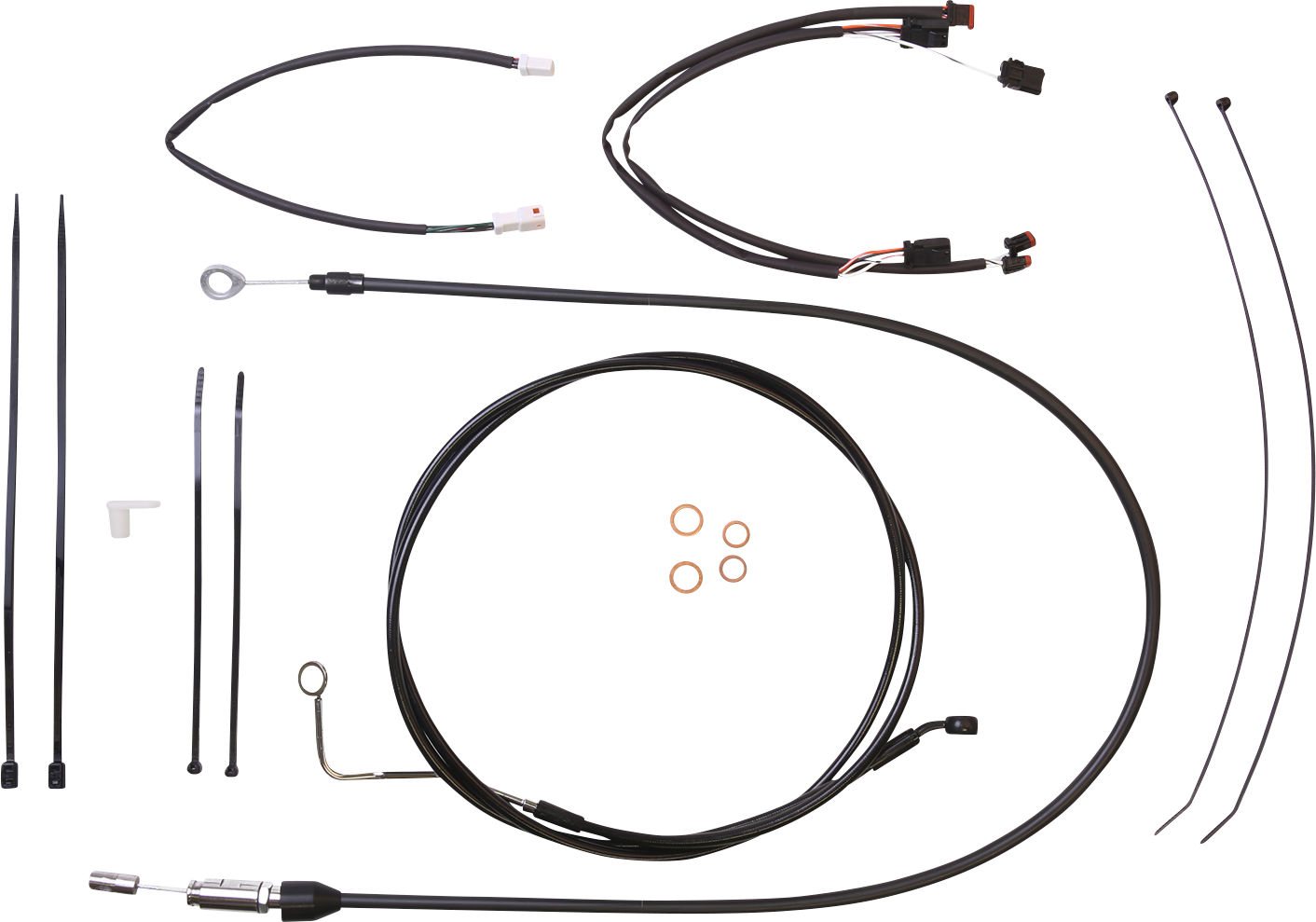 MAGNUM SHIELDING XR Handlebar Installation Kit - 12"-14" Ape Hangers - '21-'23 FLTR - Black 4861141