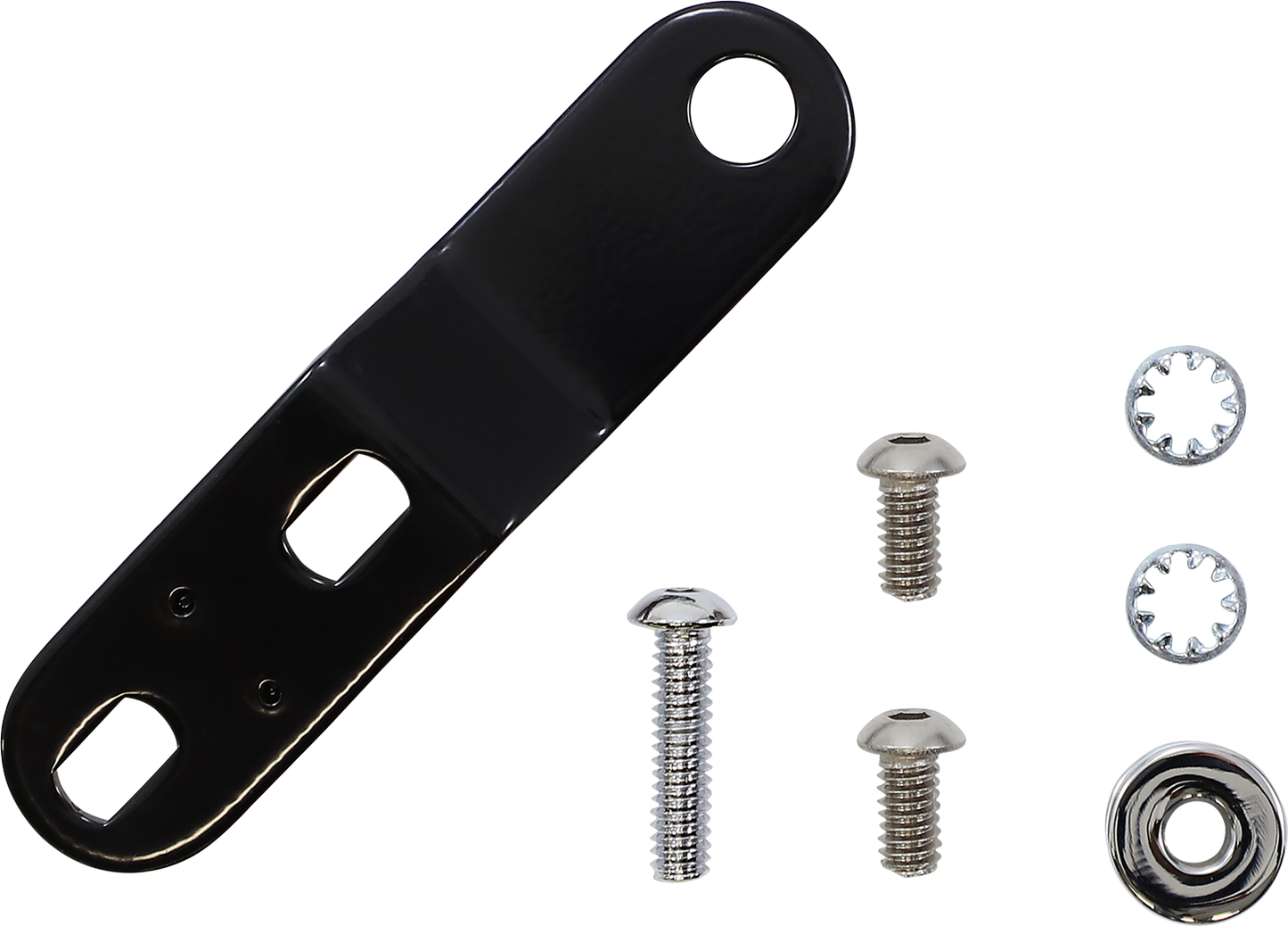 LE PERA Bare Bones Pillion Pad - Smooth - Black - FL/FX '18-'23 LYR-007P