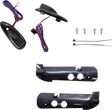 PAUL YAFFE BAGGER NATION Run/Turn Signal - Amber/White - Black - Road Glide PYO:LB-RG-DRL-B