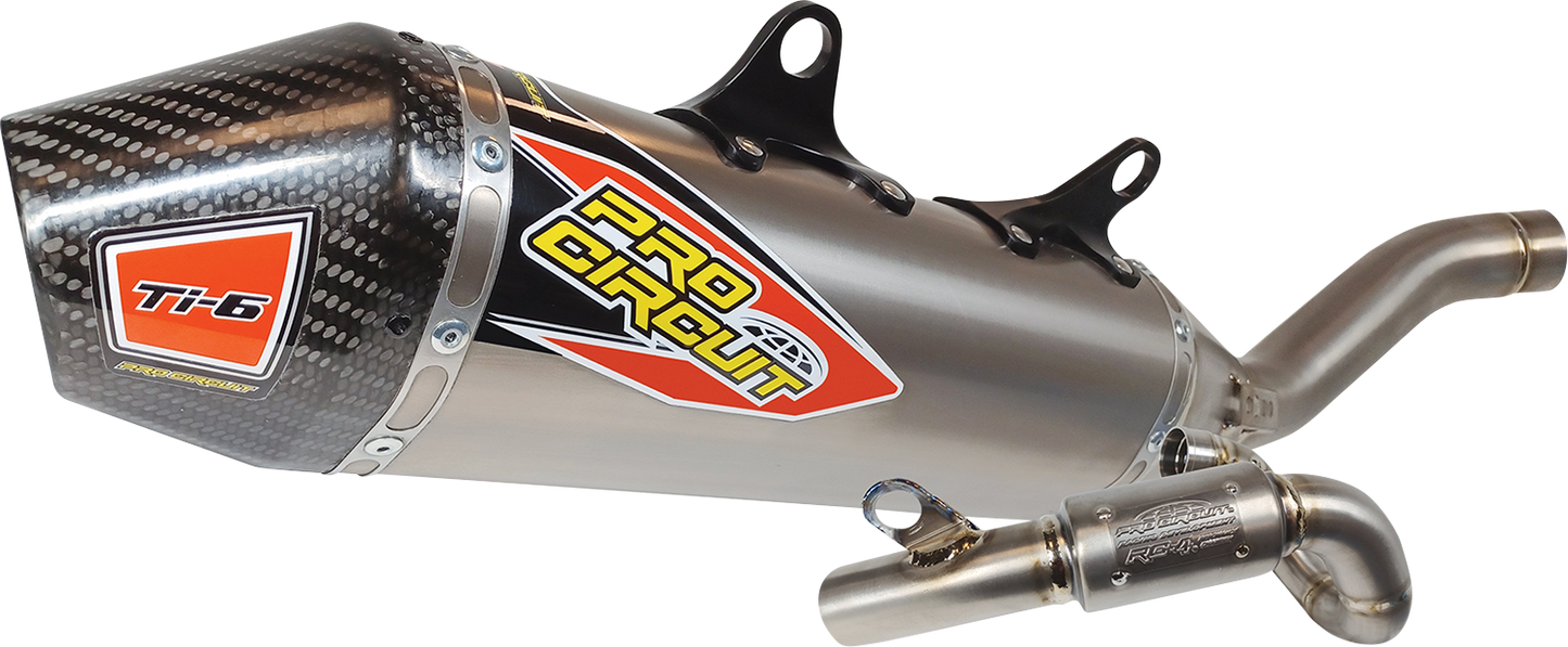 PRO CIRCUIT T-6 Exhaust System - Carbon Fiber End Cap 0352245F