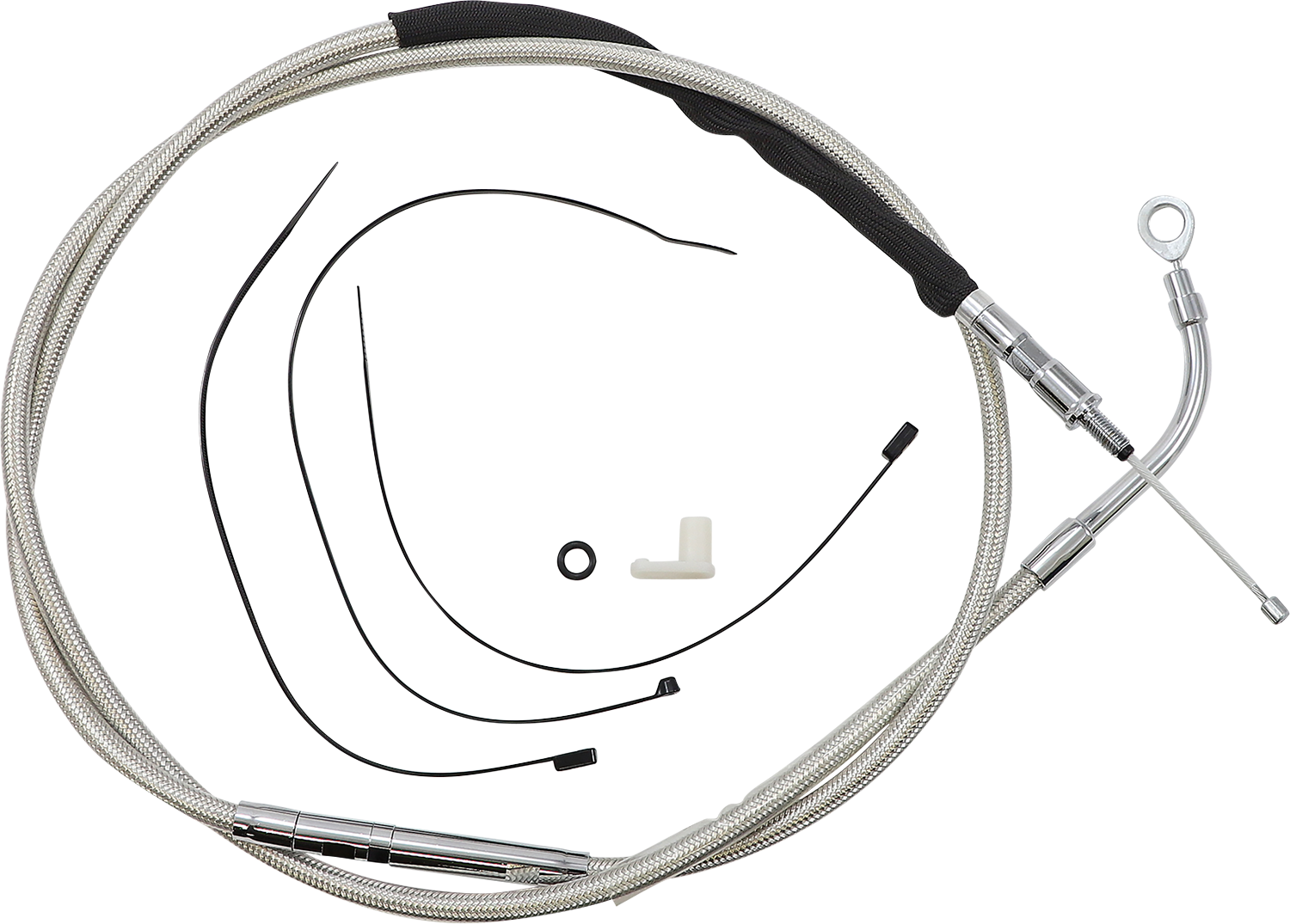 MAGNUM SHIELDING High-Efficiency Polished Stainless Clutch Cable - 71-3/4" 52366HE