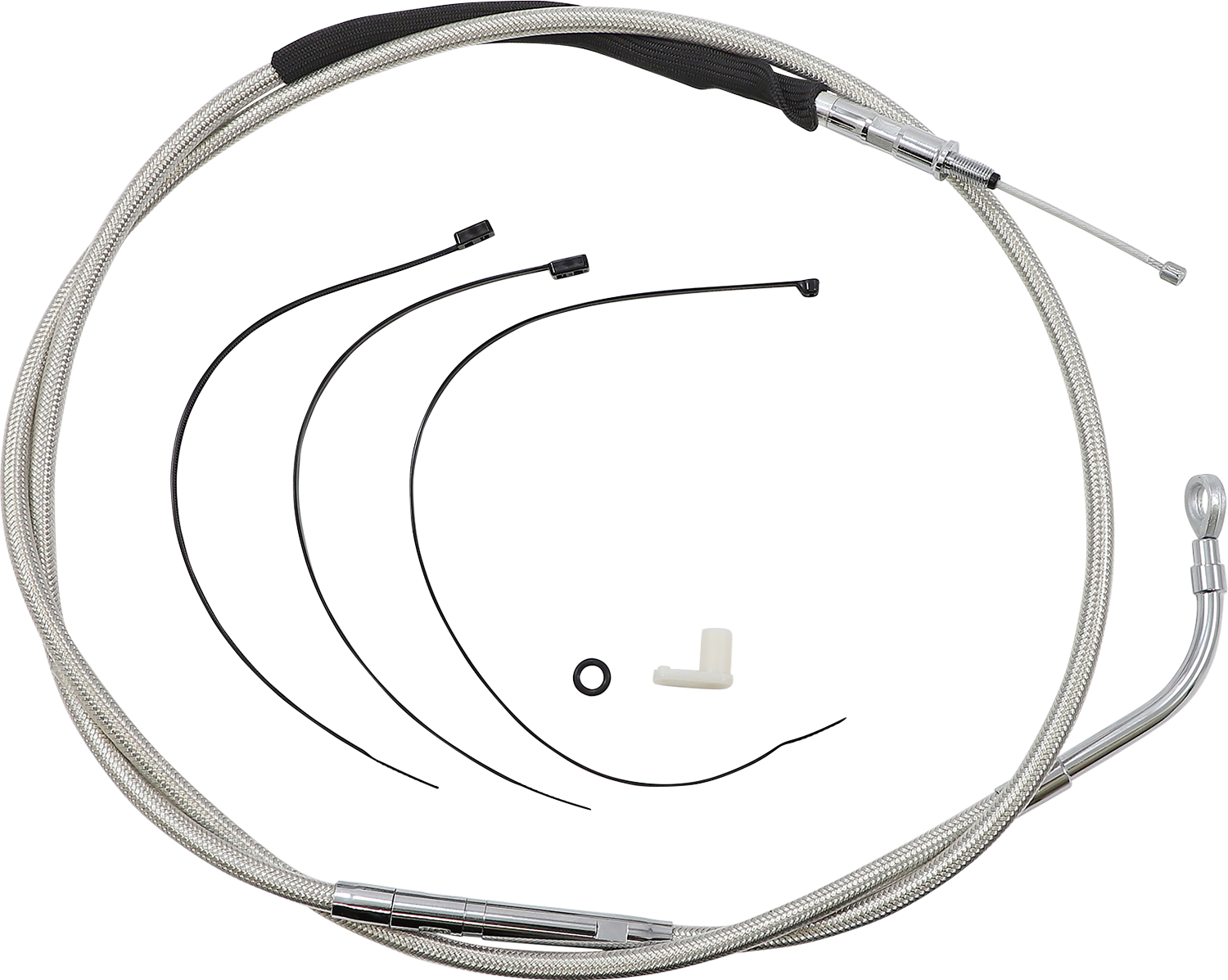 MAGNUM SHIELDING High-Efficiency Polished Stainless Clutch Cable - 75-3/4" 523610HE