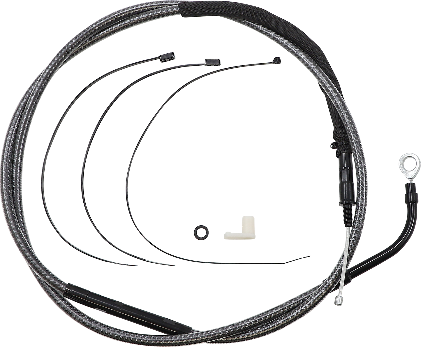 MAGNUM SHIELDING High-Efficiency Polished KARBONFIBR Clutch Cable - 69-3/4" 72364HE