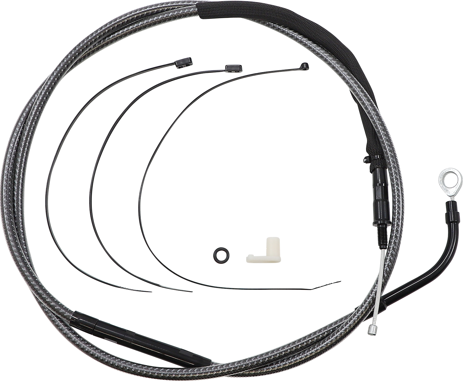 MAGNUM SHIELDING High-Efficiency Polished KARBONFIBR Clutch Cable - 69-3/4" 72364HE