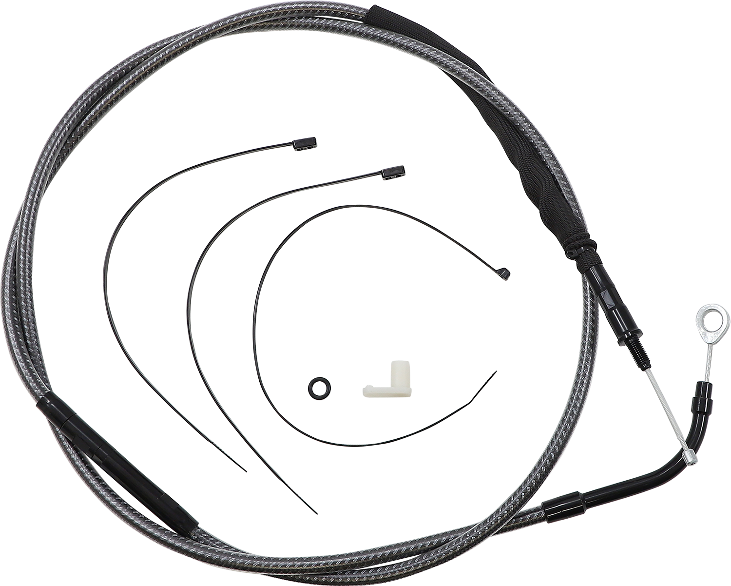 MAGNUM SHIELDING High-Efficiency Polished KARBONFIBR Clutch Cable - 75-3/4" 723610HE