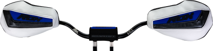 ROX SPEED FX Generation 3 Flex-Tec Handguards - Black/White/Blue FT3-HG-BWB