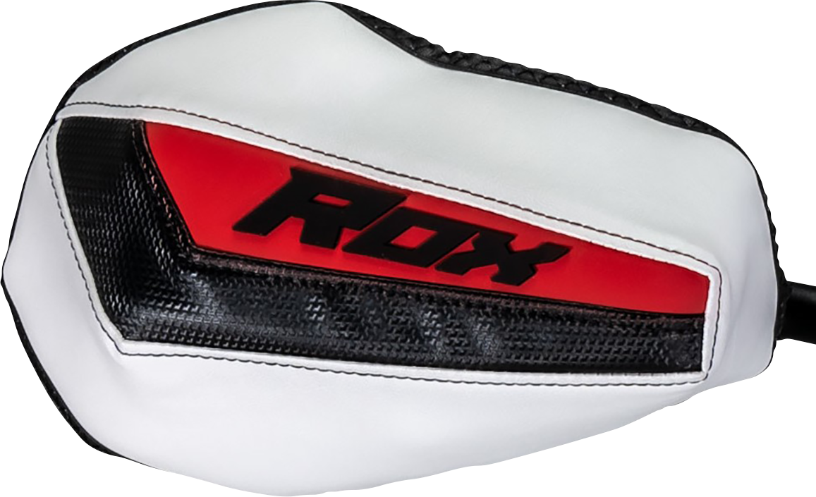 ROX SPEED FX Generation 3 Flex-Tec Handguards - Black/White/Red FT3-HG-BWR