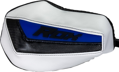 ROX SPEED FX Generation 3 Flex-Tec Handguards - Black/White/Blue FT3-HG-BWB
