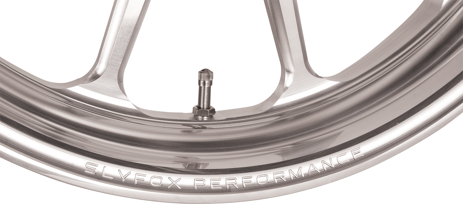 SLYFOX Wheel - Track Pro - Front - Dual Disc/without ABS - Machined - 21x3.5 12027106RSLYAPM