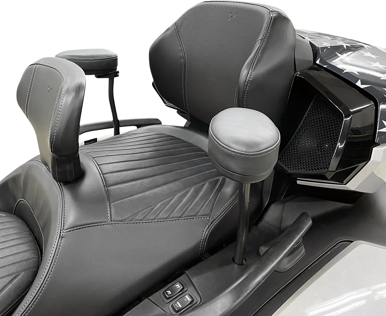 RIVCO PRODUCTS Passenger Armrest - Black - Spyder CA094V3