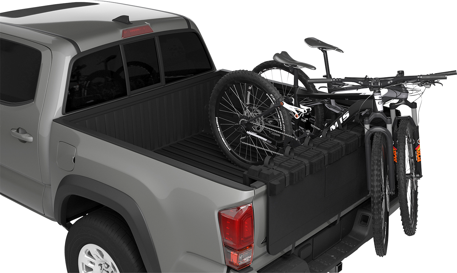 THULE GateMate PRO Truck Bed Bike Rack - Black - 7 Bike Capacity 823PRO