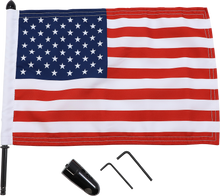 PRO PAD Flag Mount - Pinnacle Luggage Rack - 13" Pole - 10" X 15" Flag BRFM-RDHB51IN15