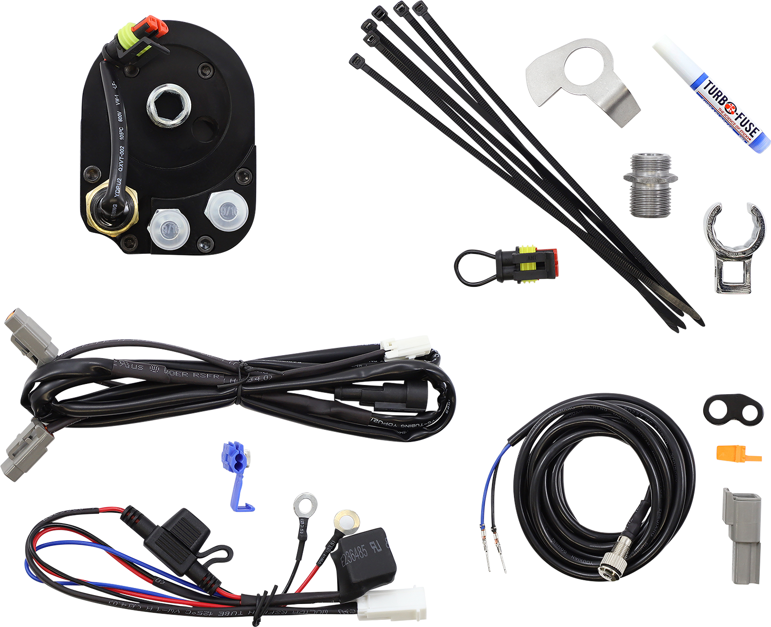 ULTRACOOL Oil Cooler Kit - Gloss Black - Dyna DY-1GSS