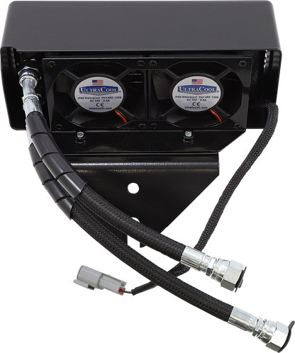 ULTRACOOL Oil Cooler Kit - Gloss Black - Dyna DY-1GSS