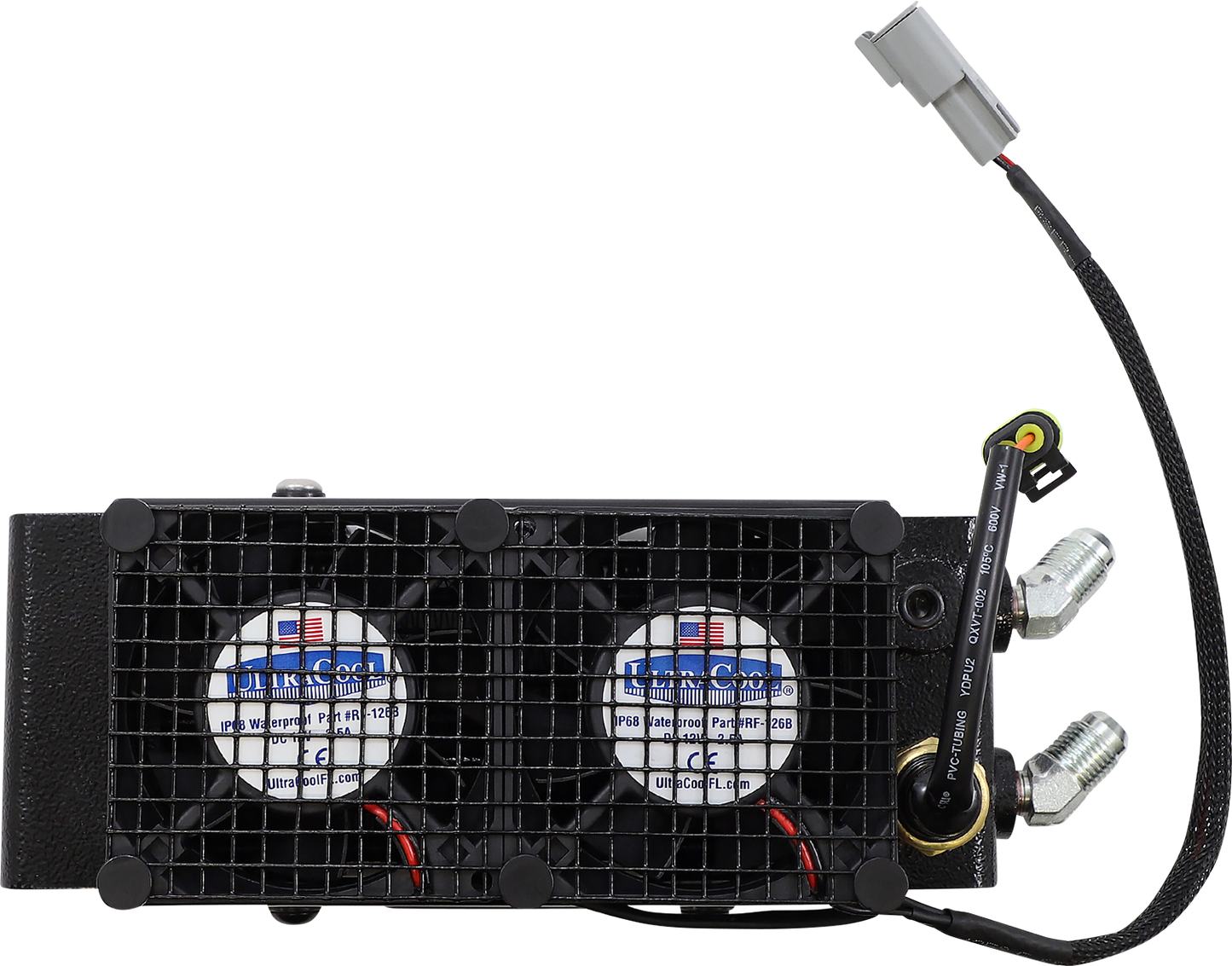 ULTRACOOL Oil Cooler Kit - Naked Black - Indian IN-1N