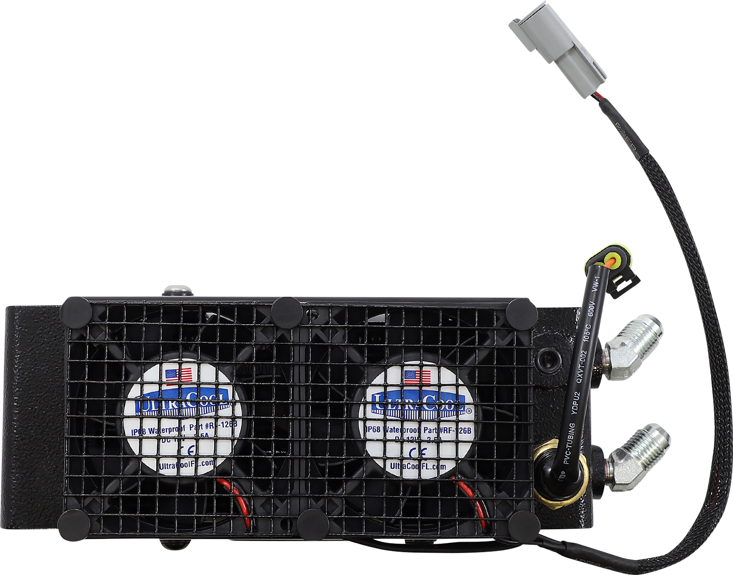 ULTRACOOL Oil Cooler Kit - Naked Black - Indian IN-1N