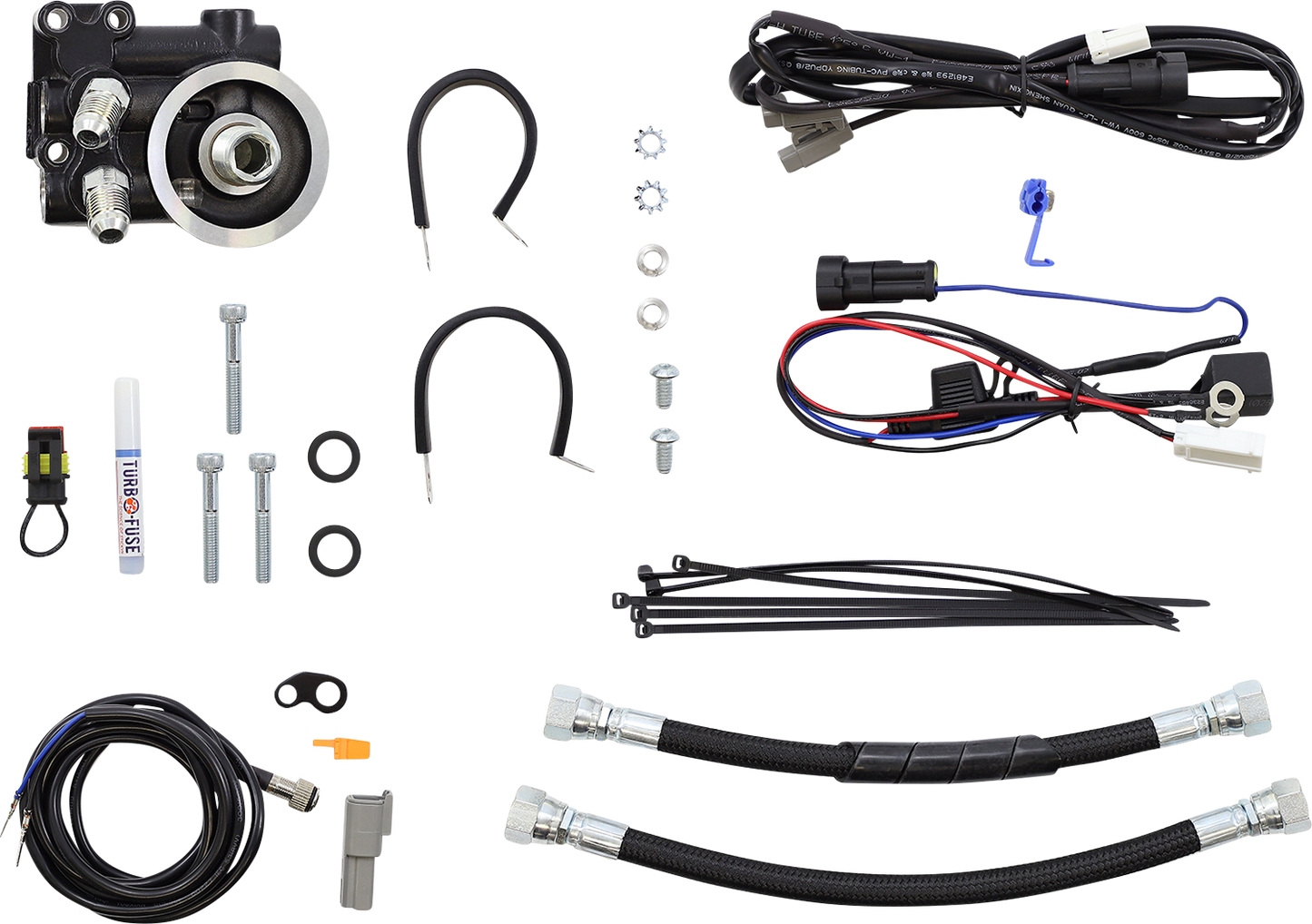 ULTRACOOL Oil Cooler Kit - Naked Black - Indian IN-1N