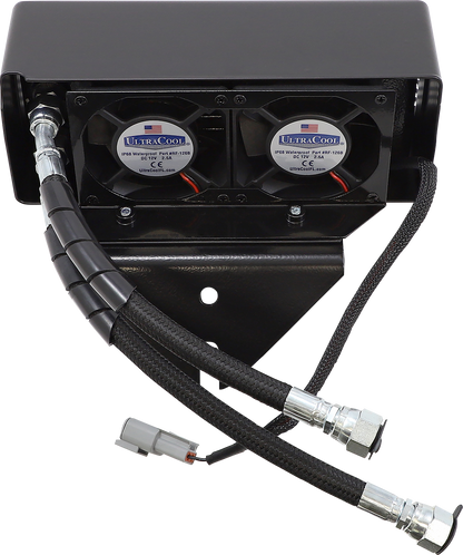 ULTRACOOL Oil Cooler Kit - Flat Black - Dyna DY-1FSS