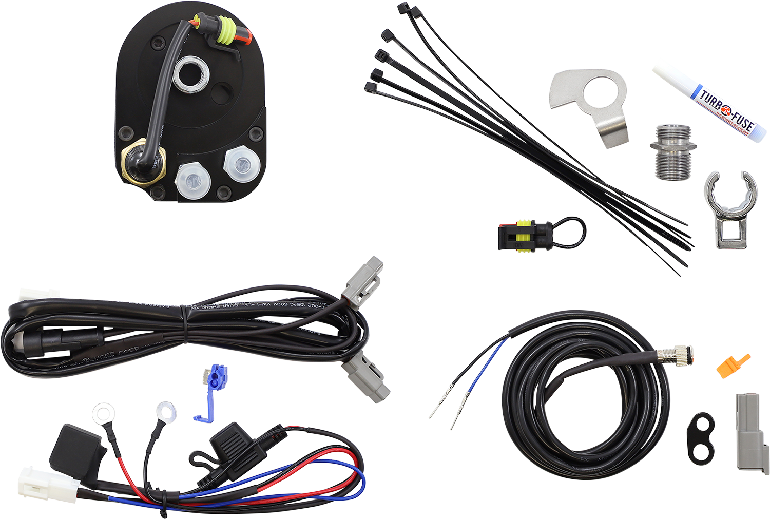 ULTRACOOL Oil Cooler Kit - Flat Black - Dyna DY-1FSS