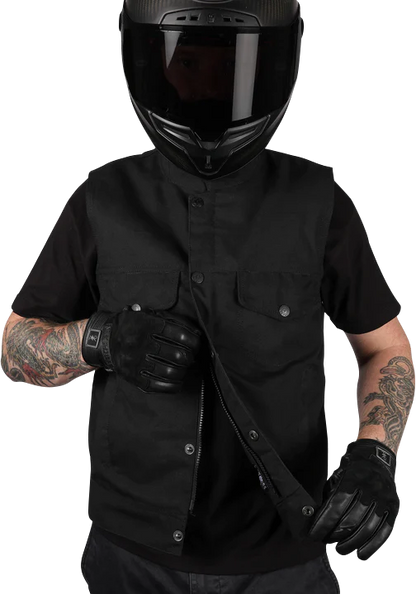 THRASHIN SUPPLY CO. Nightrider v2 Riding Vest - Black - 2XL TMJ-12-12