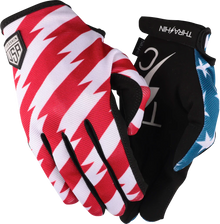 THRASHIN SUPPLY CO. Stars & Bolts Stealth Gloves - Red/Blue - XL SV1-12-11
