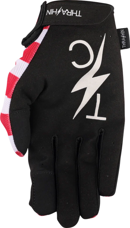 THRASHIN SUPPLY CO. Stars & Bolts Stealth Gloves - Red/Blue - XL SV1-12-11
