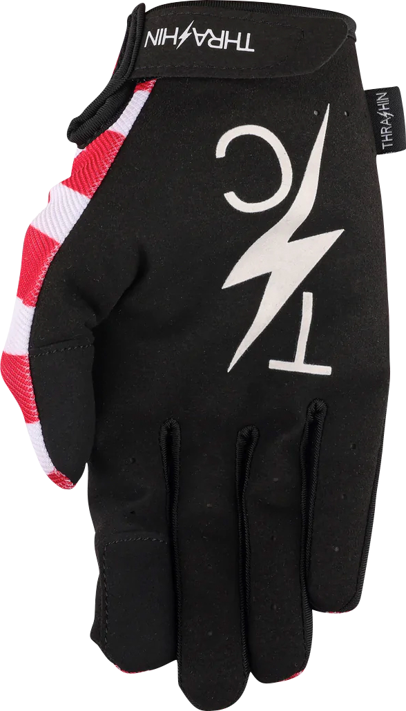 THRASHIN SUPPLY CO. Stars & Bolts Stealth Gloves - Red/Blue - 2XL SV1-12-12