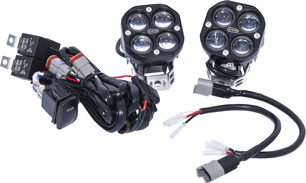 RIVCO PRODUCTS LED Pod Lights - Green UTV34