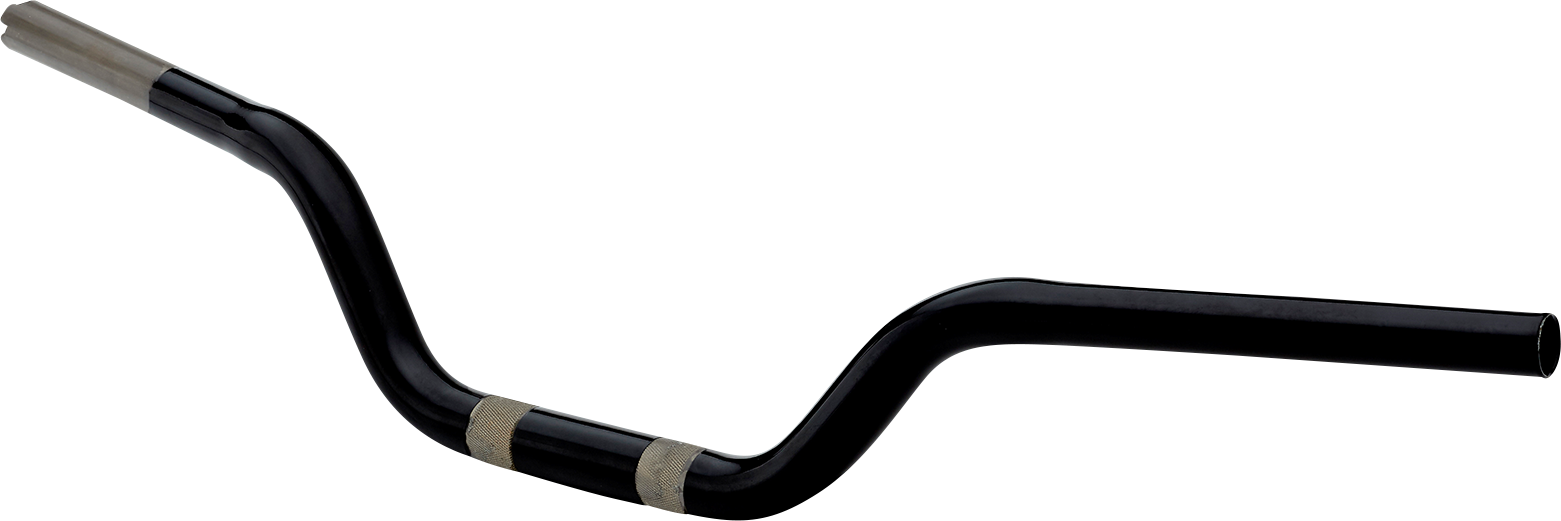 TODD'S CYCLE 1-1/8" Moto Handlebar - Flat Black TD-118-00M