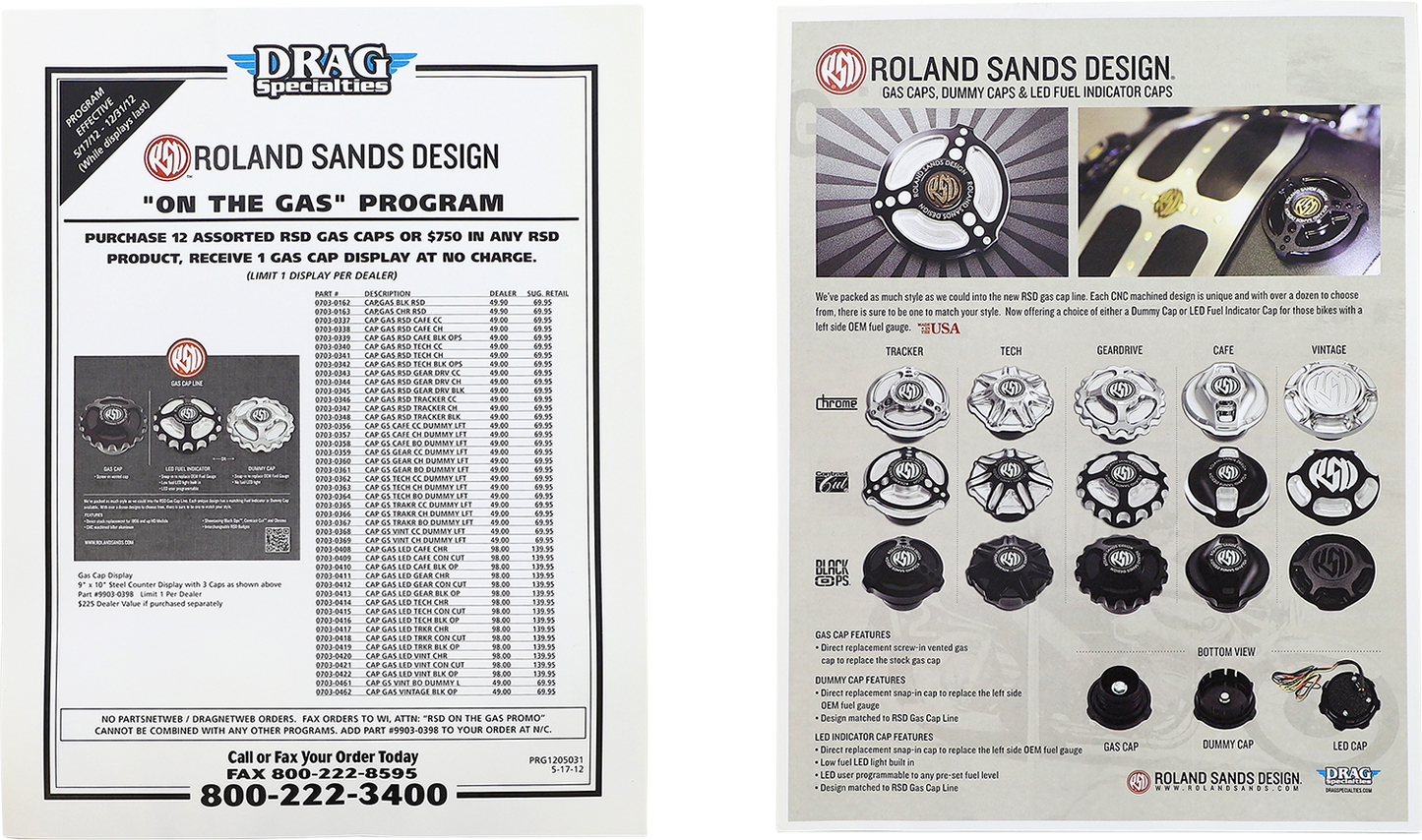 RSD On The Gas Cap Display 0048-1008