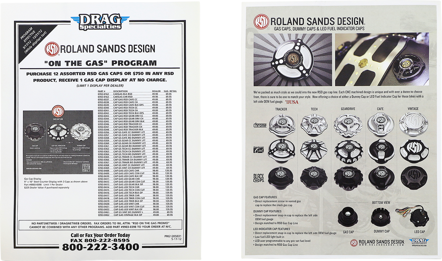 RSD On The Gas Cap Display 0048-1008