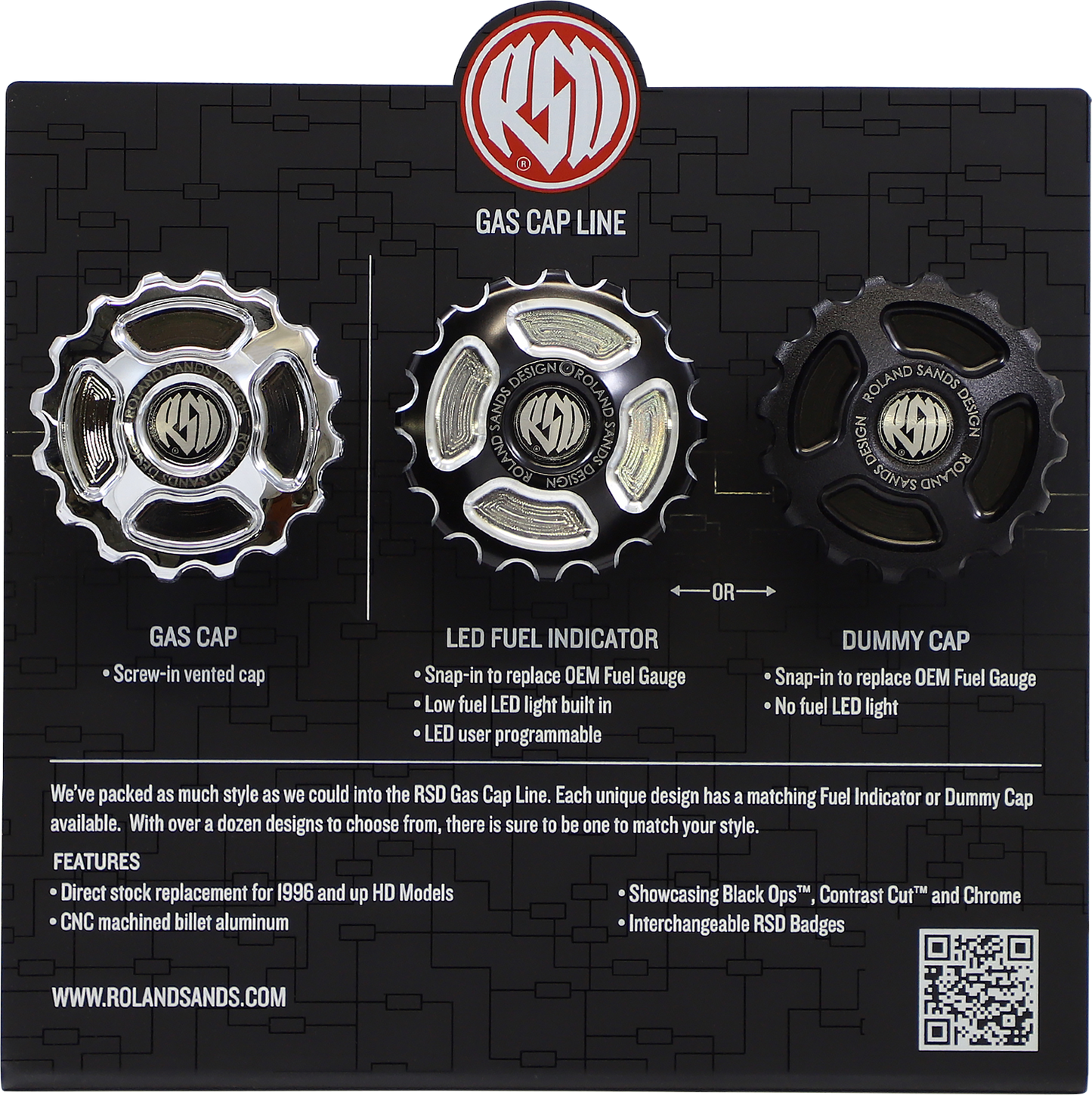 RSD On The Gas Cap Display 0048-1008