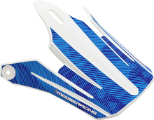 MOOSE OFFROAD Youth F.I. MIPS® Visor Kit - Agroid Camo - Blue/White 0132-1599